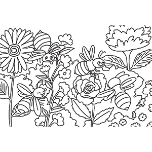 A Little Hidden Storybook Coloring Page